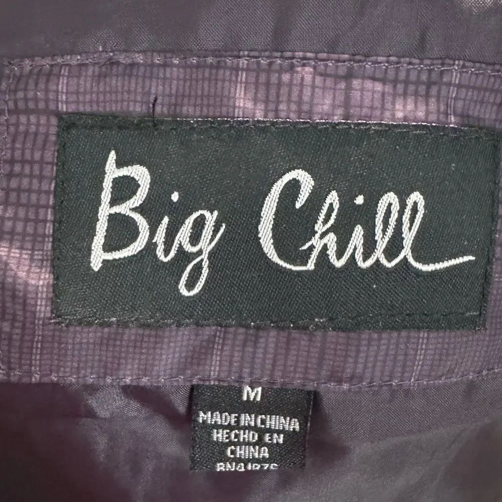 Big Chill Puffer Vest Plaid Sherpa Faux Fur Trim Jacket - Picture 8 of 9